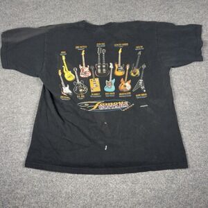 Vintage 90s‎ Rock Guitar Legends T-Shirt XL Cobain Vai Page Prince